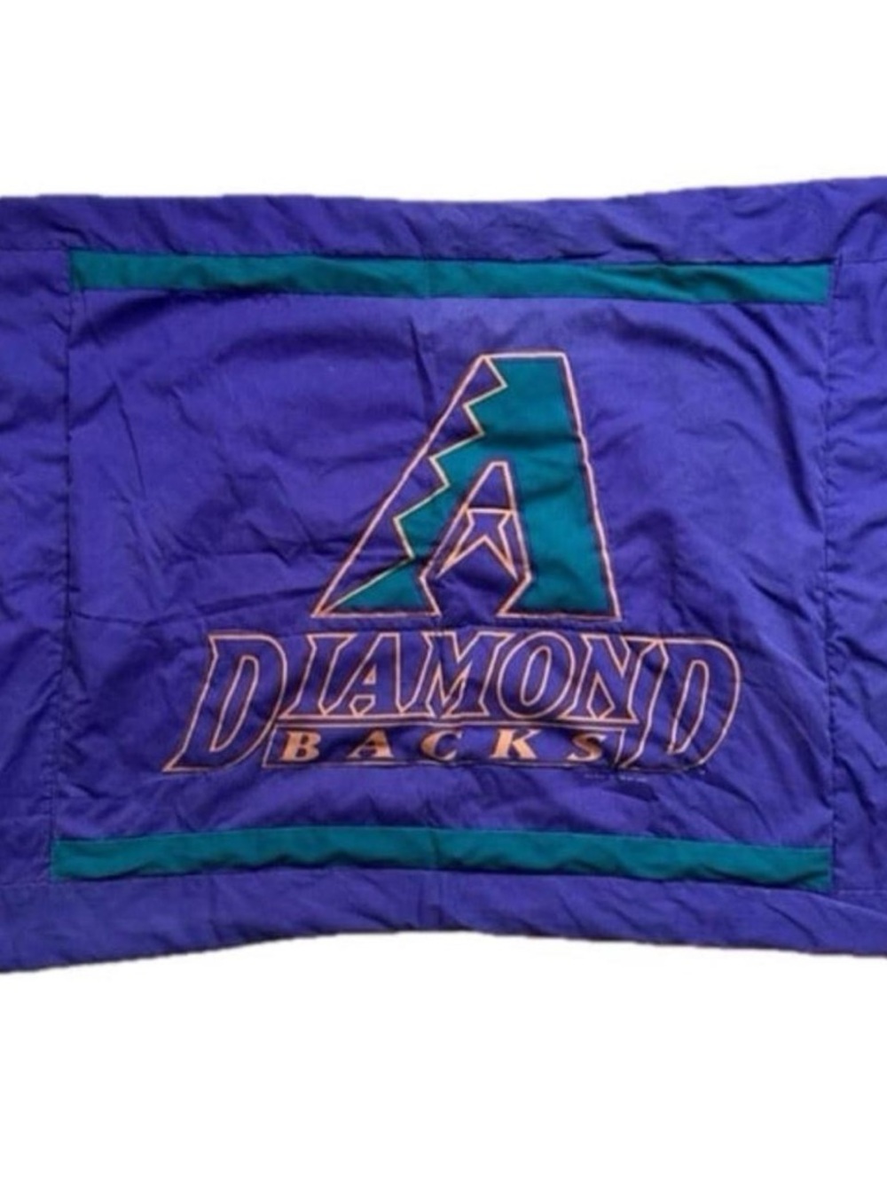 Vintage Arizona Diamondbacks Vintage Logo Pillowcase - Purple & Teal